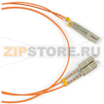 патч-корд волоконно-оптический (шнур) MM 50/125, LC-SC, duplex, LSZH, 1 м 