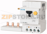 Блок защитный FI, 40A, 4p, 30 мА, тип A Eaton FIM-40/4/0, 03-A