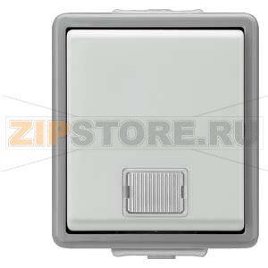 AP 115/01 - Surface-mounting pushbuttons IP44, single, middle position, gray Siemens AP 115/01 