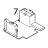 Memory module cover and label roller mount TSC TTP-244 Pro