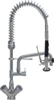 PRE-RINSE UNIT INOX 650 mm W/TAP