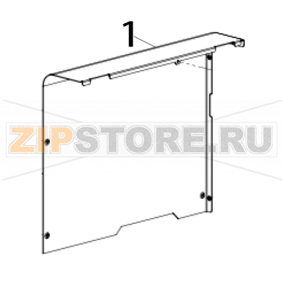 Electronic cover TSC MX341P Electronic cover TSC MX341PЗапчасть на деталировке под номером: 1