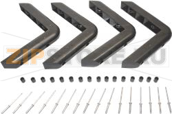 PARE CHOC D&amp;#039;ANGLE LOT DE 4PCS 