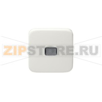 Клавиша для одноклавишных выключателей/перелючателей/кнопок, прозрачная линза, белая ABB 2TKA000811G1