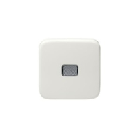 Клавиша для одноклавишных выключателей/перелючателей/кнопок, прозрачная линза, белая ABB 2TKA000811G1