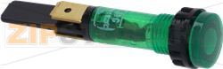 INDICATOR LIGHT GREEN 230V 