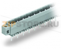 MCS MIDI Classic Вилка THT; 1.0 x 1.0 mm solder pin; прямые; зажимное кольцо; Шаг контактов 7,5 мм; 10-пол.; серые Wago 231-240/040-000
