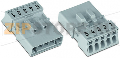 Штекер; 5-пол.; 1,50 mm; розовые Wago 890-295/082-000 Protected against mismating and maintenance-freePush-in CAGE CLAMP® spring pressure connection technology allows solid conductors to be simply pushed into a unit.Low profile with 4.4 mm pole spacingComponents can be clearly printed on and color-coded to meet custom requirements.When assembled, the installation connectors comply with IP40 and are suitable for easily accessible areas....