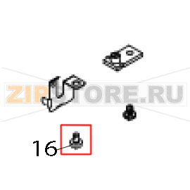 Screw, TP 2.6*L4*∮4.36, MOQ 50 pcs TSC TTP-323 Screw, TP 2.6*L4*∮4.36, MOQ 50 pcs TSC TTP-323Запчасть на деталировке под номером: 16