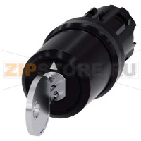 АКТУАТОР ПОВОРОТНОГО ПЕРЕКЛЮЧАТЕЛЯ С КЛЮЧОМ CES, 22MM, КРУГЛ., ПЛАСТИК, НОМЕР ЗАМКА SSG10, С 2 КЛЮЧАМИ, 3 КОММУТАЦИОННЫХ ПОЛОЖЕНИЯ: I-O-II, С ФИКСАЦИЕЙ, УГОЛ ПОВОРОТА РУКОЯТКИ 2X45 ГРАД.: 10:30Ч./12Ч./13:30Ч., ПОЛОЖЕНИЕ ИЗЪЯТИЯ КЛЮЧА: I Siemens 3SU1000-5B