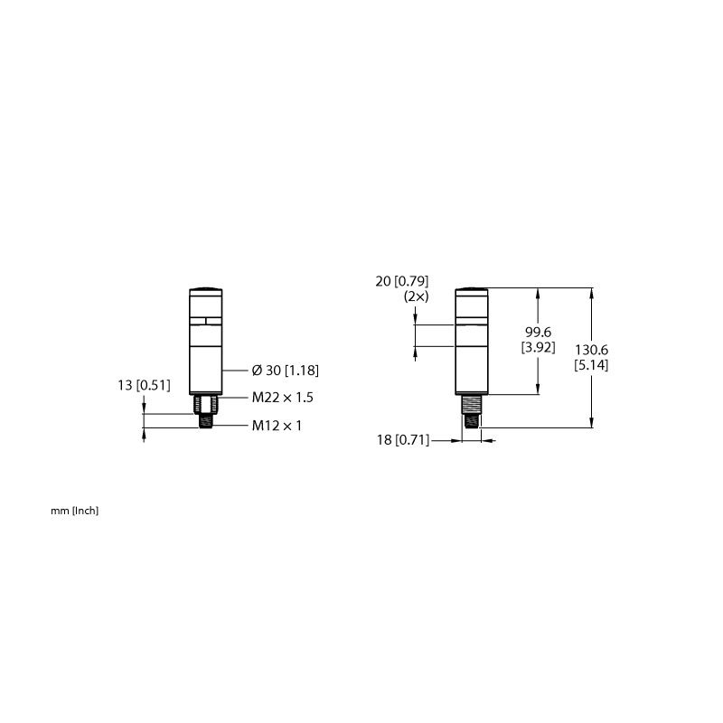 Колонна сигнальная Turck TL30BGRXXXNXQD 