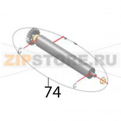 Ribbon roller S/A Sato CL4NX Plus Ribbon roller S/A Sato CL4NX PlusЗапчасть на деталировке под номером: 74Название запчасти на английском языке: Ribbon roller S/A Sato CL4NX Plus.
