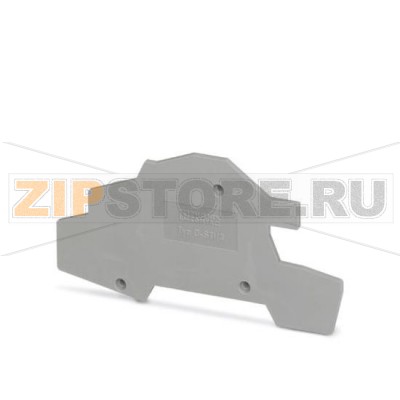 Концевая крышка Phoenix Contact D-STI/3 Длина: 97 мм, Ширина: 2,2 мм, Высота: 50,5 мм, Цвет: cерый.Минимальный заказ: 10 шт.Упаковка: 10 шт.