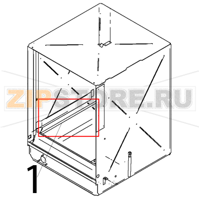 Rotaia scorrimento cesto 55x55 Teikos TS983 Rotaia scorrimento cesto 55x55 Teikos TS983Запчасть на деталировке под номером: 1