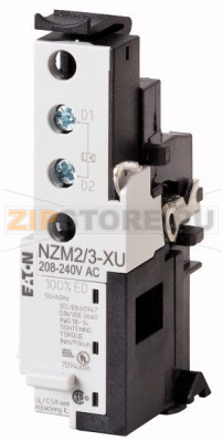 Расцепитель минимального напряжения, 220-250В DC Eaton NZM2/3-XU220-250DC 
