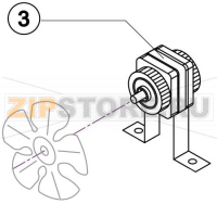 Fan motor water 220/240V 50 Hz Brema GB 1555