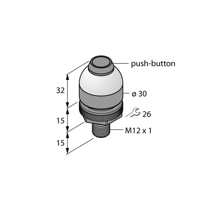 Кнопка Turck K30APPBGRCQ 