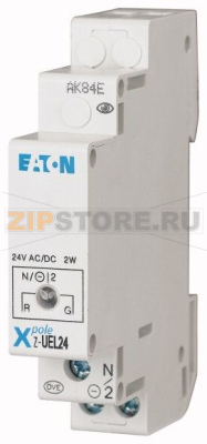 Сигнализация световая, красная/зеленая, 1 светодиод 24В Eaton Z-UEL24 