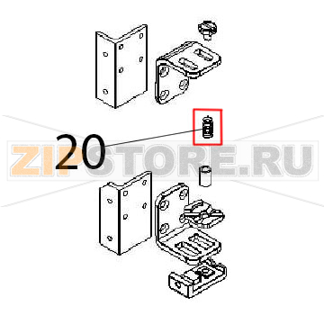 Spring Angelo Po FC1011G Spring Angelo Po FC1011GЗапчасть на деталировке под номером: 20