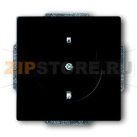 Розетка 16 А, 250 В, чёрный бархат ABB 2CKA002011A6211