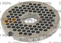 РЕШЕТКА ИЗ НЕРЖ.СТАЛИ МОД.R70/12/4,5 УНГЕР