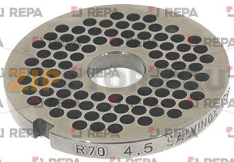 РЕШЕТКА ИЗ НЕРЖ.СТАЛИ МОД.R70/12/4,5 УНГЕР 
