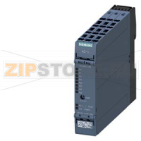 Модуль AS-i SlimLine Compact SC22.5, цифровой, A/B-подчиненный компонент 4 ЦВх/4 РелВых, IP20 4 x вход для 3-проводного датчика Питание датчика с возможностью переключения 4 x релейный выход, 1 A 24 В DC пружинные клеммы Установочная ширина 22,5 мм Siemen