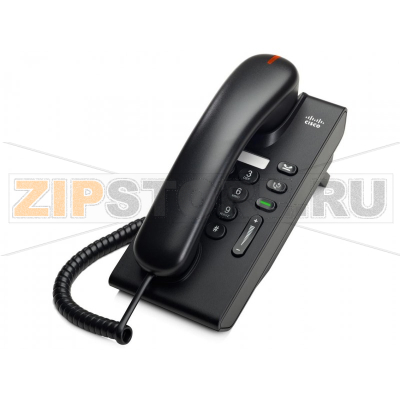 IP-телефон 48 В/DC, 1xFE (PoE), 1 линия, SIP/SCCP, без LCD Cisco CP-6901-CL-K9 