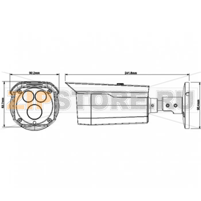 Видеокамера Dahua DH-HAC-HFW2221DP-0600B 