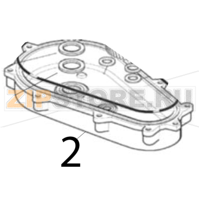 Ass. scatola ingranaggi Scotsman AF 206 Ass. scatola ingranaggi Scotsman AF 206Запчасть на деталировке под номером: 2