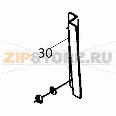 Left guide for filter Fagor FI-100 Left guide for filter Fagor FI-100Запчасть на деталировке под номером: 30Название запчасти Fagor на английском языке: Left guide for filter FI-100.