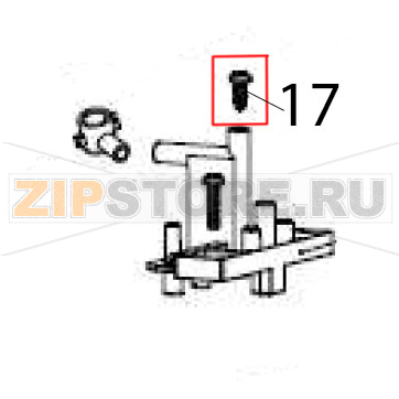 Screw Hurakan HKN-ME717 Screw Hurakan HKN-ME717Запчасть на деталировке под номером: 17