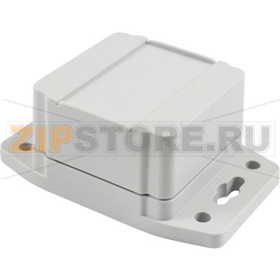 Корпус универсальный 65x65x42 мм, материал: акрилонитрил, светло-серый Hammond 1555BF22GY 