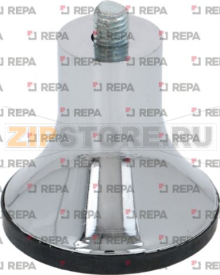 FOOT WITH PIN M8 CHROME-PLATED 