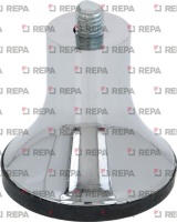 FOOT WITH PIN M8 CHROME-PLATED