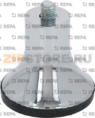 FOOT WITH PIN M8 CHROME-PLATED 