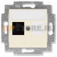 Розетка компьютерная, слоновая кость ABB 2CHH295117A6017