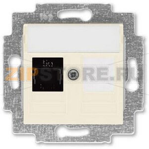 Розетка компьютерная, слоновая кость ABB 2CHH295117A6017 