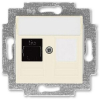 Розетка компьютерная, слоновая кость ABB 2CHH295117A6017