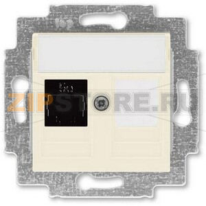 Розетка компьютерная, слоновая кость ABB 2CHH295117A6017 