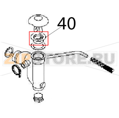 Butterfly valve Angelo Po FM611E1 Butterfly valve Angelo Po FM611E1Запчасть на деталировке под номером: 40
