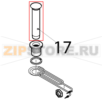 Over flow Silanos E1000 Over flow Silanos E1000Запчасть на деталировке под номером: 17