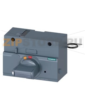 front mounted rotary operator standard with door interlock IEC IP30/40 24V DC lighting kit accessory for: 3VA1 250 Siemens 3VA9257-0EK23 