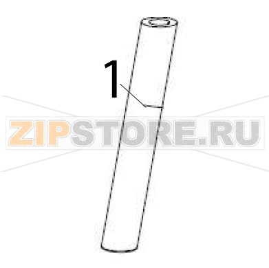 Silicone tube Hurakan HKN-ME717 Silicone tube Hurakan HKN-ME717Запчасть на деталировке под номером: 1