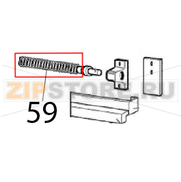 Spring Angelo Po 31PIE6 Spring Angelo Po 31PIE6Запчасть на деталировке под номером: 59