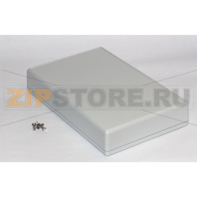 Корпус 220x140x40 мм, материал: пластик, серый, 1 шт Hammond 1599KGYBAT 