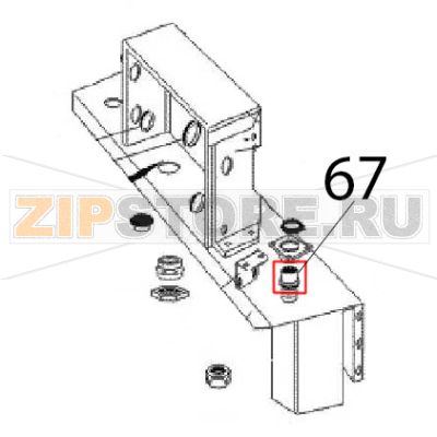 Gas inlet connector Angelo Po FC241G Gas inlet connector Angelo Po FC241GЗапчасть на деталировке под номером: 67