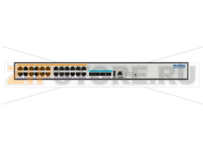 Коммутатор 168 Гбит/с, 24*100/1000M Base-T, 4*10G SFP+, 2 модульных слота питания Maipu S4330-30TXF 
