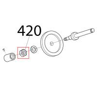 Dado es. DIN934, M6 Sirman Canova 300