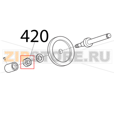 Dado es. DIN934, M6 Sirman Canova 300 Dado es. DIN934, M6 Sirman Canova 300Запчасть на деталировке под номером: 420